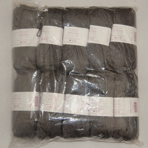 KnitPicks 10-Pack (36.5 oz) Brava Cobblestone Heather (Gray) #4 Worsted Yarn - Picture 1 of 10